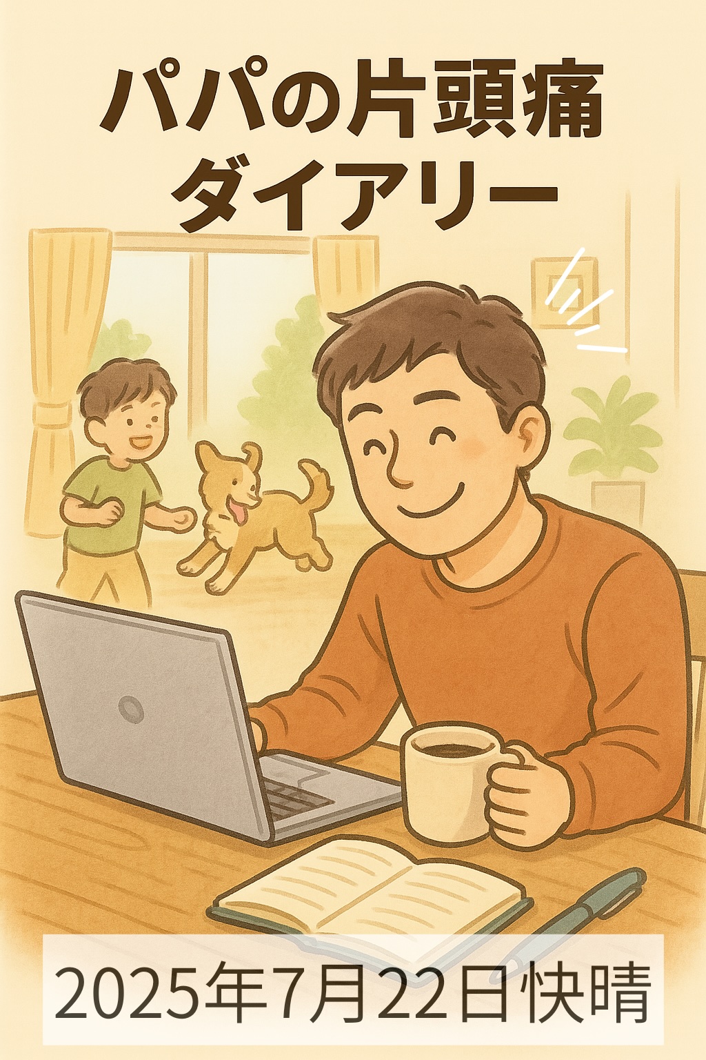 パパの片頭痛がない日のイメージ画像