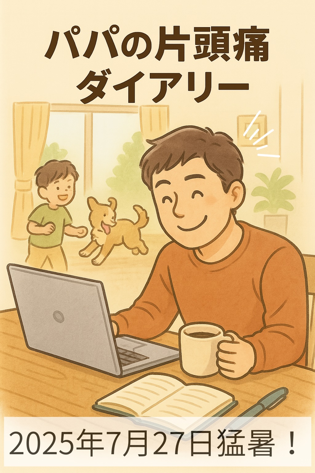 片頭痛のない日のパパ