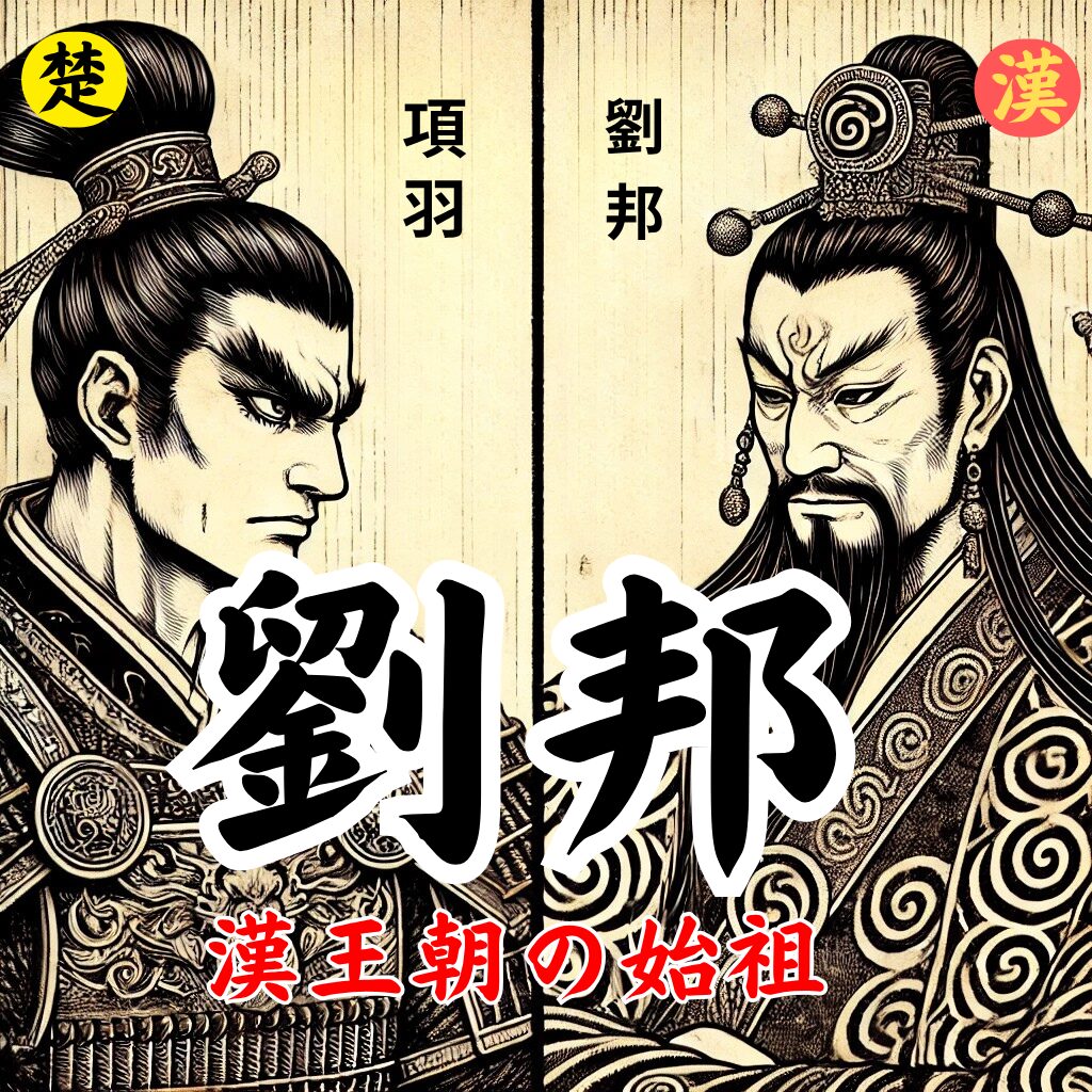 項羽と劉邦のイメージ画