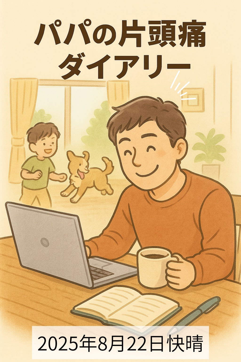 片頭痛の日のパパ