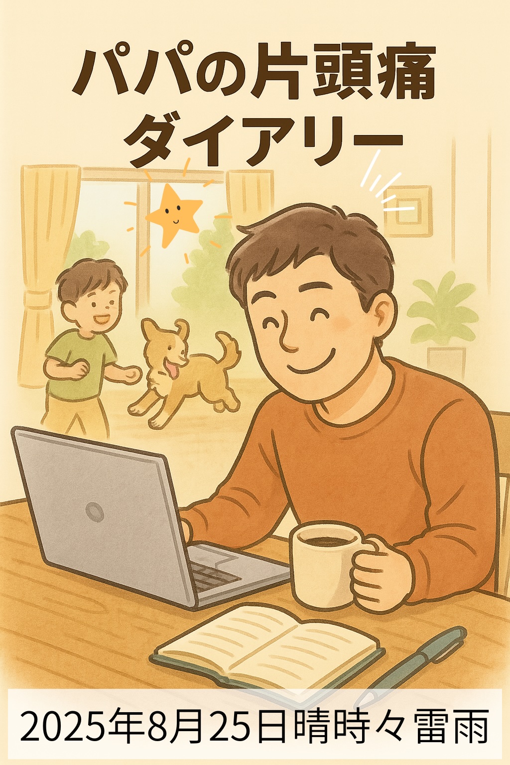 篇ずつがない日のパパ