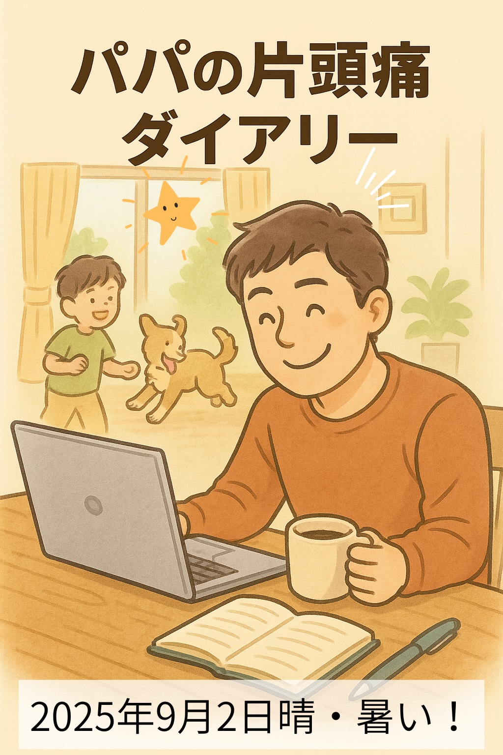 片頭痛のない日のパパ
