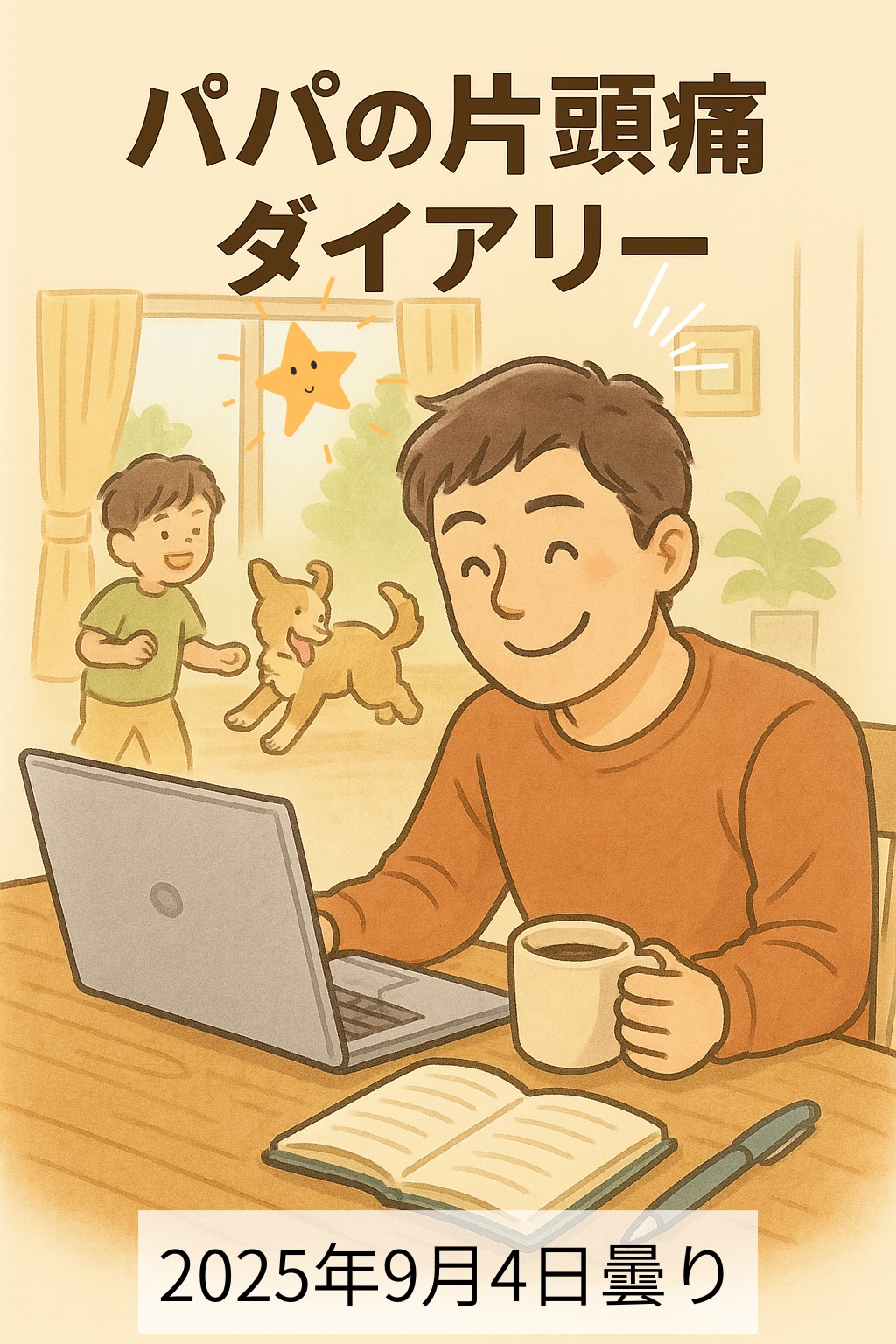 片頭痛のない日のパパ