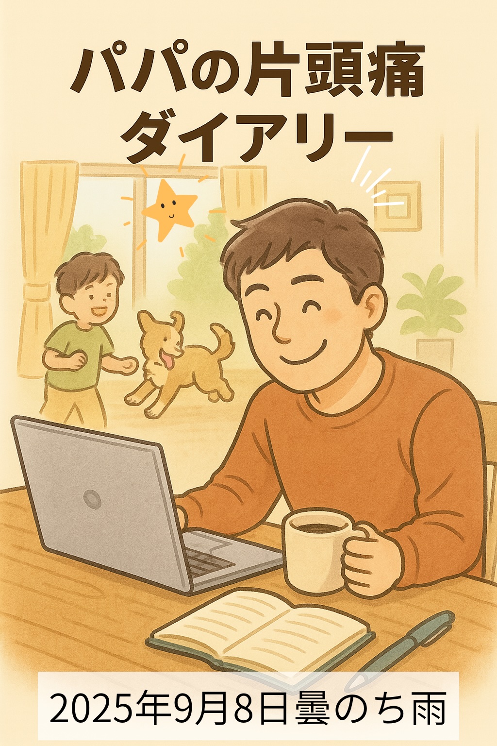 片頭痛のない日のパパ