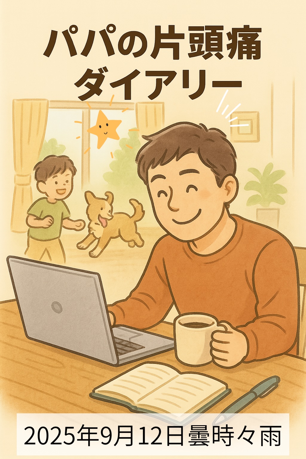 片頭痛の日のパパ