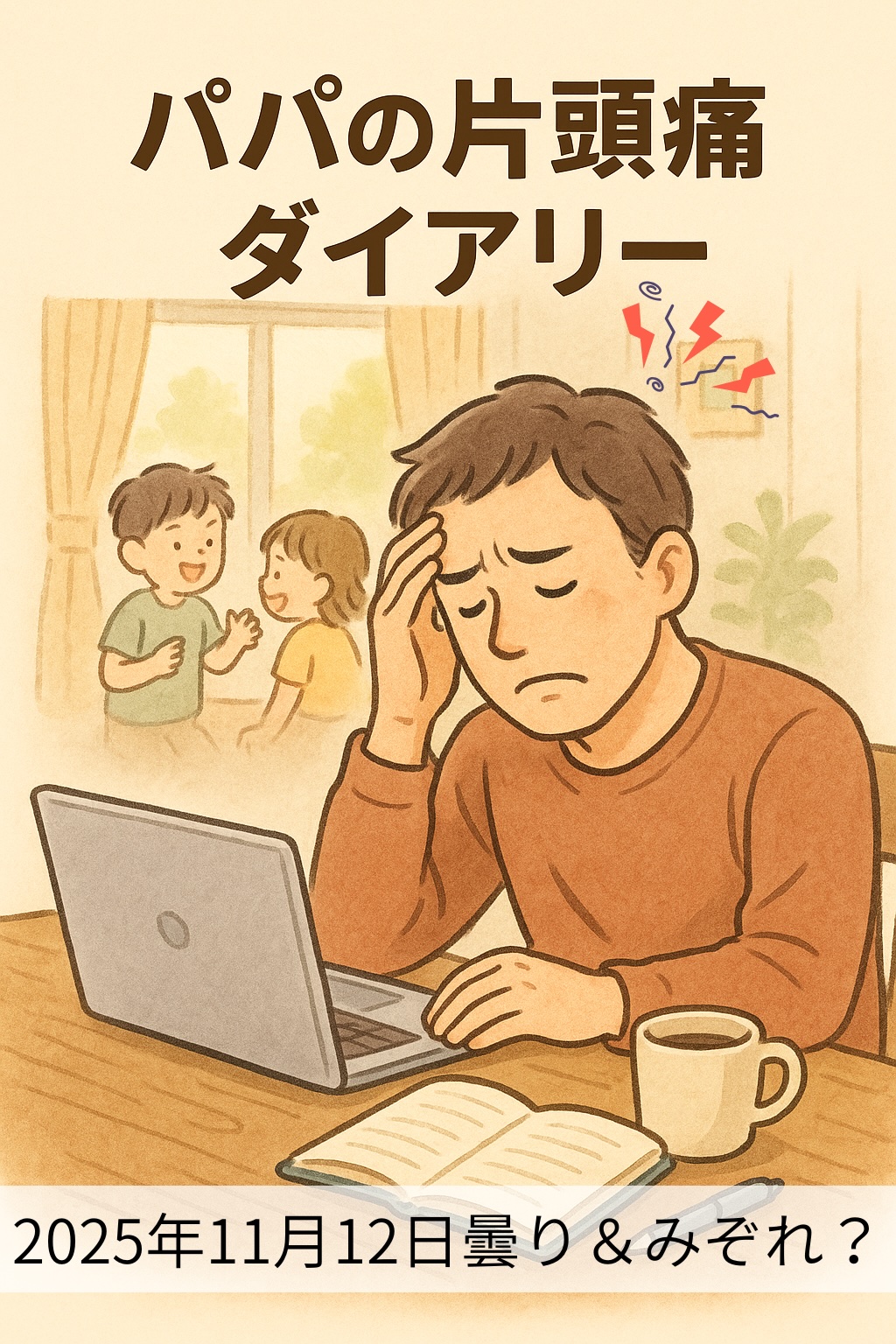 頭痛の日のパパ