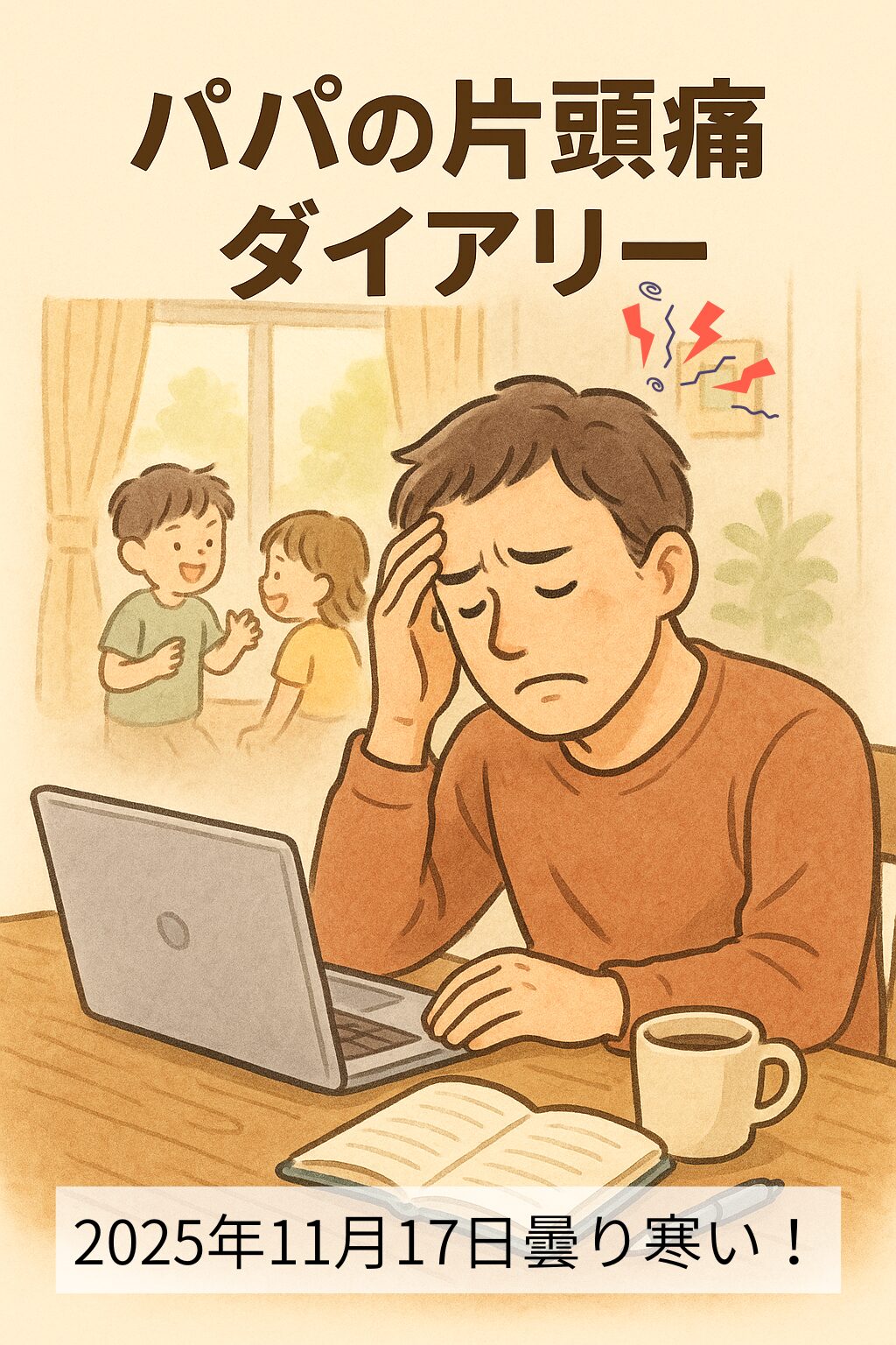 頭痛の日のパパ